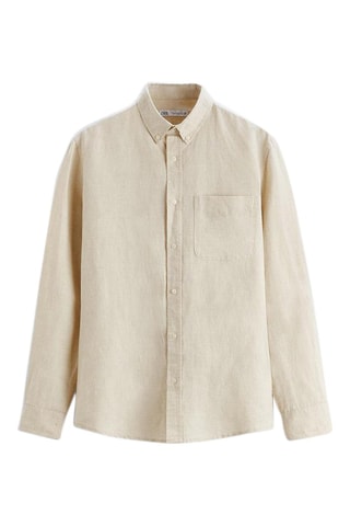 Linnen Overhemd - Ecru