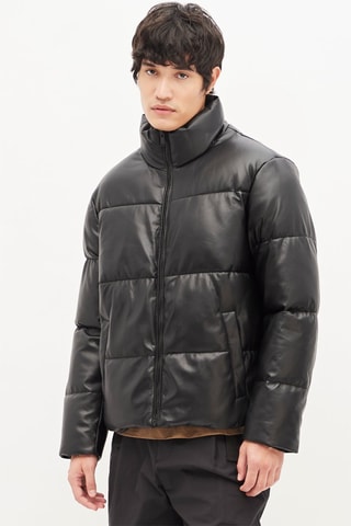 Gewatteerde Jas - Zwart