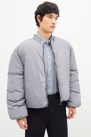 Gewatteerde Jas - Grijs