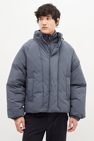 Gewatteerde Jas - Donkerblauw