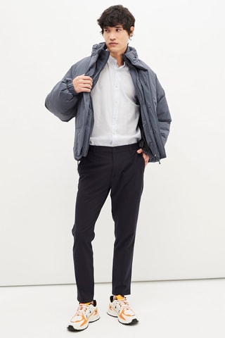 Gewatteerde Jas - Donkerblauw