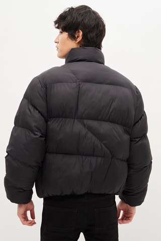 Gewatteerde Jas - Zwart