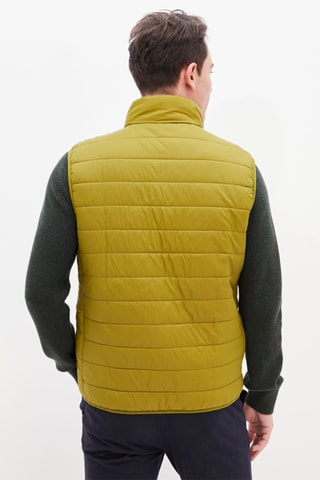Doudoune sans manches Moutarde