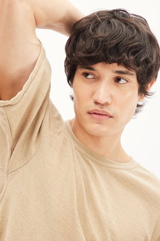 Oversized T-shirt - Beige