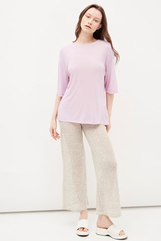 Oversized T-shirt Roze