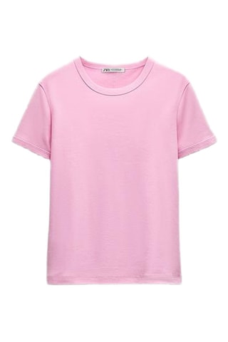 T-shirt - Poederroze