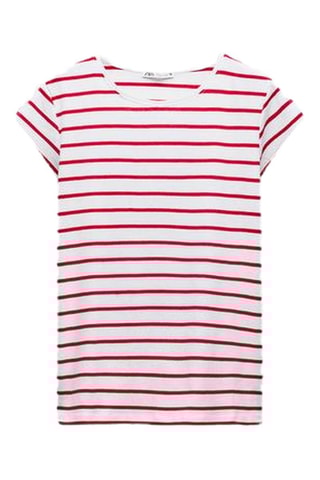 T-shirt - Wit en Rood