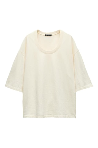 Oversized T-shirt - Ecru