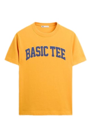 T-shirt - Mosterdgeel