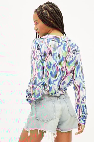 Wikkeltop - Blauw en Roze