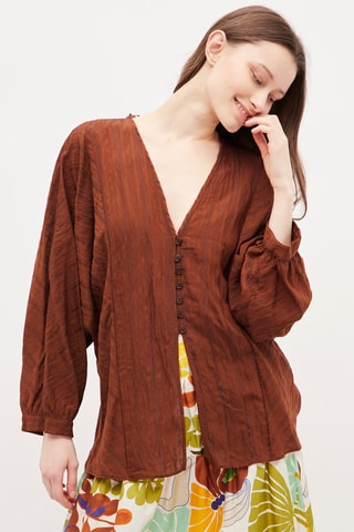 Blouse Marron