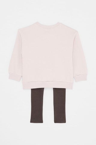 Sweater en Joggingbroek Stampertje Bambi Disney Zachtroze en Antraciet