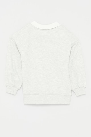Sweater Gemêleerd Lichtgrijs