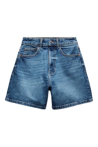 Spijkershort - Indigoblauw