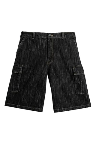 Cargoshort - Gemêleerd Zwart