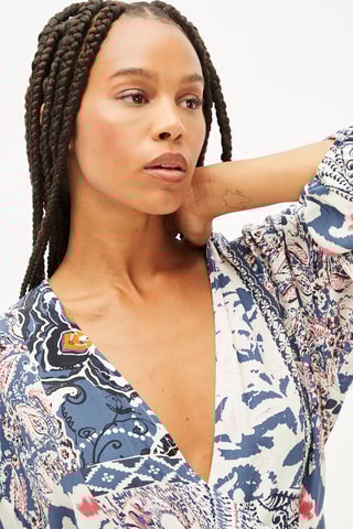 Playsuit - Blauw en Geel