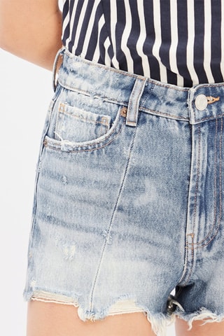 Spijkershort - Blauw