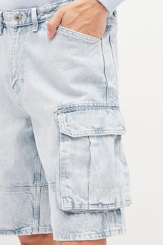 Jeansbermuda - Blauw