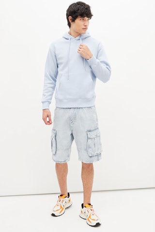 Jeansbermuda - Blauw
