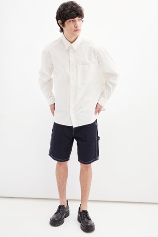 Jeansbermuda - Blauw