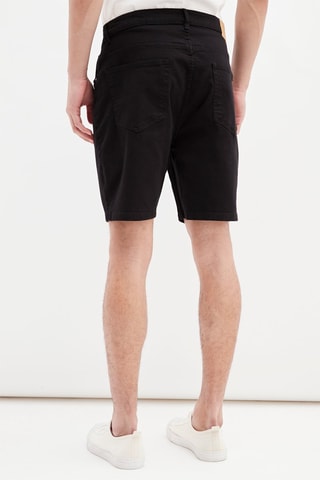 Jeansbermuda - Zwart