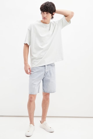 Jeansbermuda - Blauw