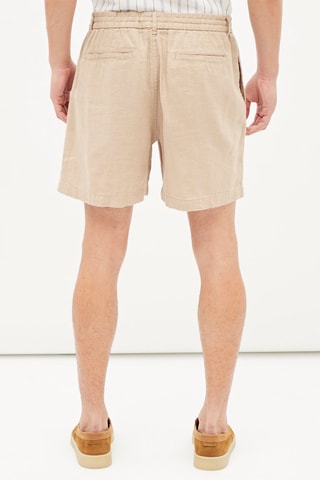 Linnen Bermuda - Beige