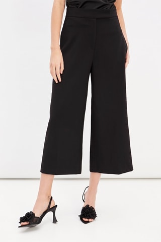 Driekwart Broek Hoge Taille - Zwart