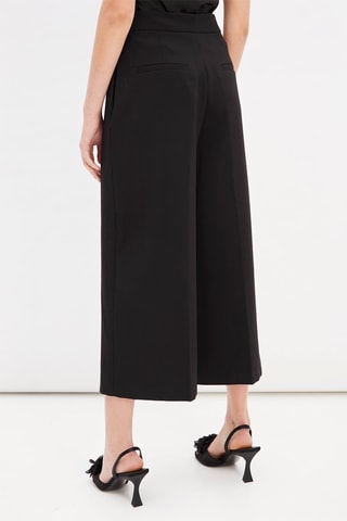 Driekwart Broek Hoge Taille - Zwart