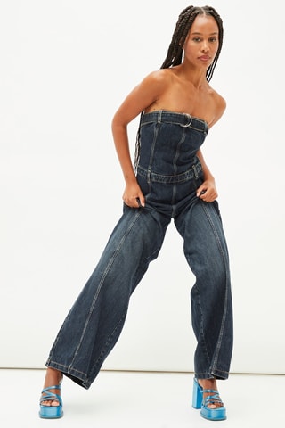 Spijkerjumpsuit - Blauw