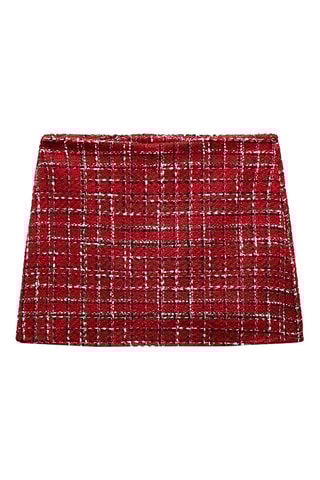 Tweed Broekrok - Rood