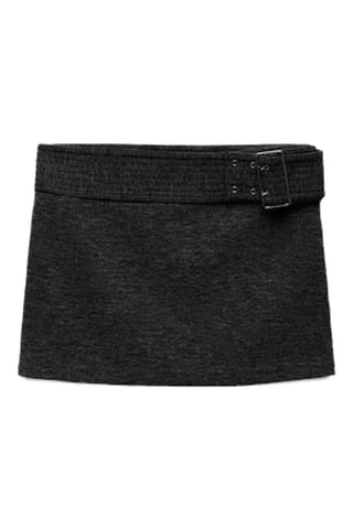 Minirok - Gemêleerd Grijs