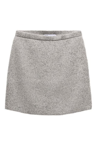 Wollen Minirok - Beige