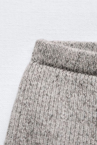 Wollen Minirok - Beige