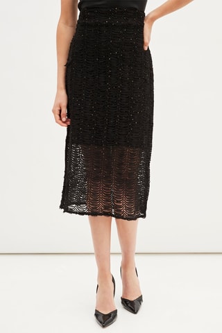 Midirok - Zwart en Goudkleurig