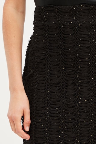 Midirok - Zwart en Goudkleurig