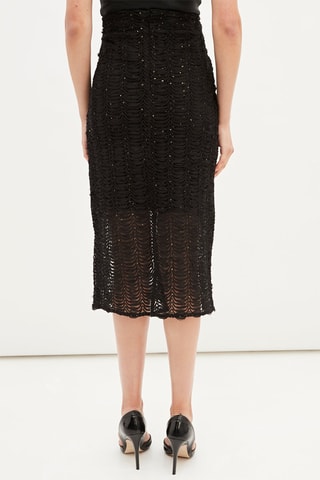 Midirok - Zwart en Goudkleurig