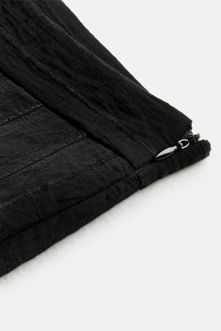 Geplooide Rok - Zwart