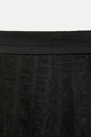 Geplooide Rok - Zwart