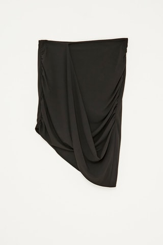 Asymmetrische Minirok Zwart