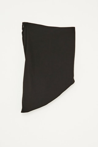 Asymmetrische Minirok Zwart