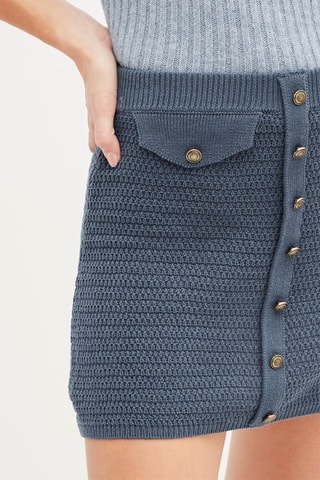 Minispijkerrok - Blauw