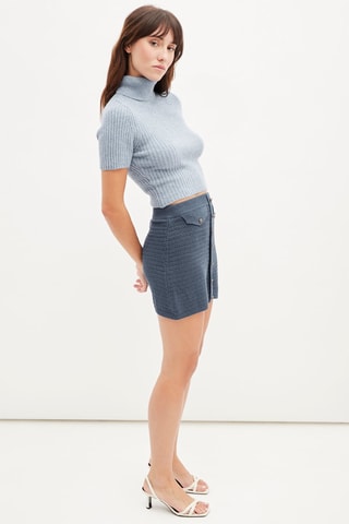 Minispijkerrok - Blauw