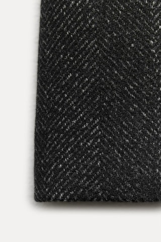 Wollen Minirok - Zwart