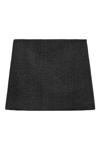 Wollen Minirok - Zwart