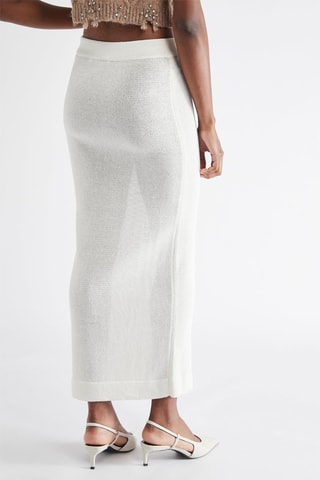 Linnen Midirok - Wit