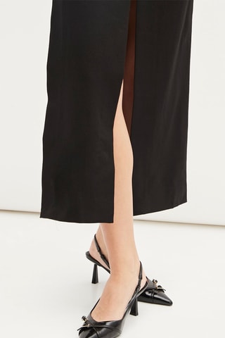 Wollen Rok - Zwart