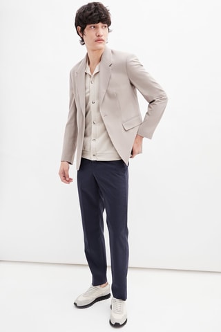 Wollen Pantalon Marineblauw