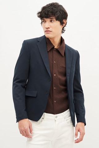 Blazer slim - Blauw