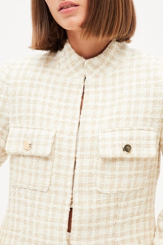 Blazer - Beige en Wit